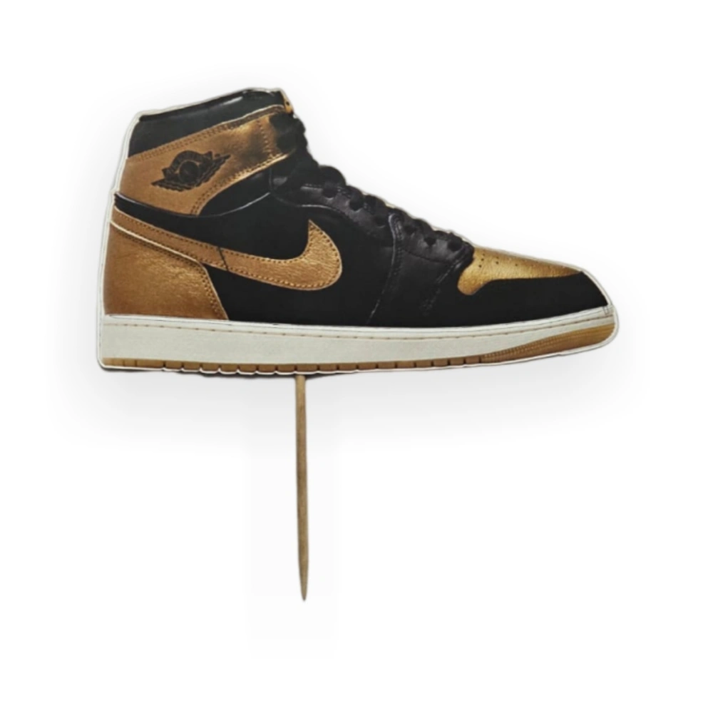 Air Jordan basketball-themed cake decoration topper